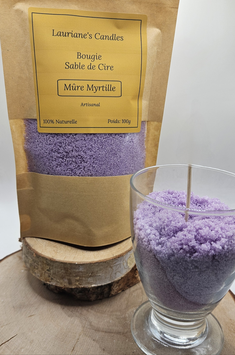 Sable de cire - Mûre Myrtille